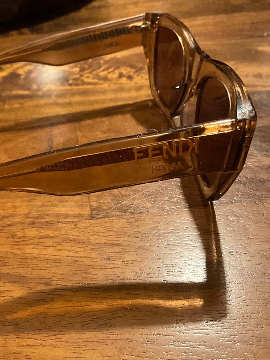 Luxury Fendi Sunglasses, Gold main image 5
